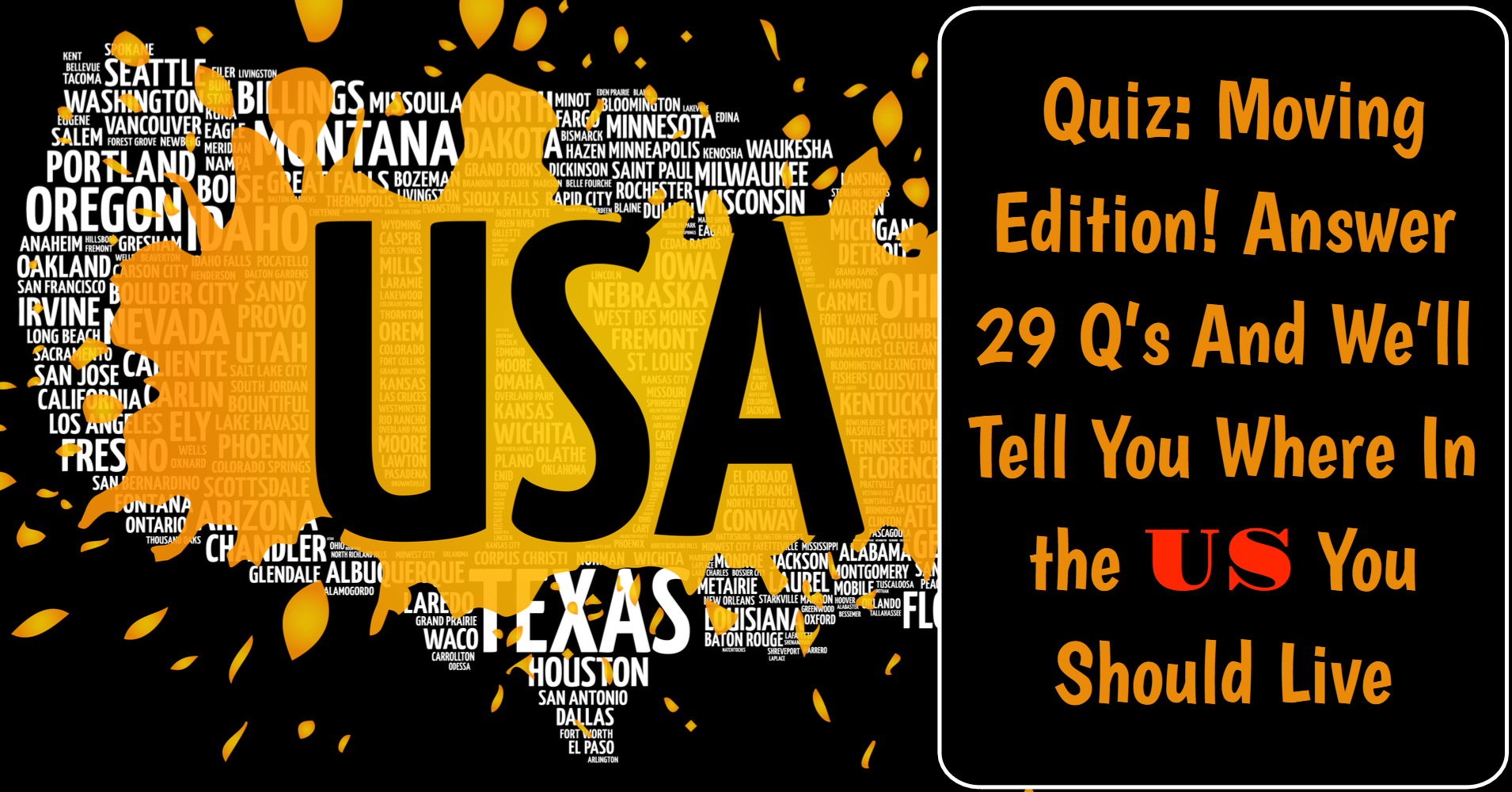 Where Should I Live In The US? Quiz