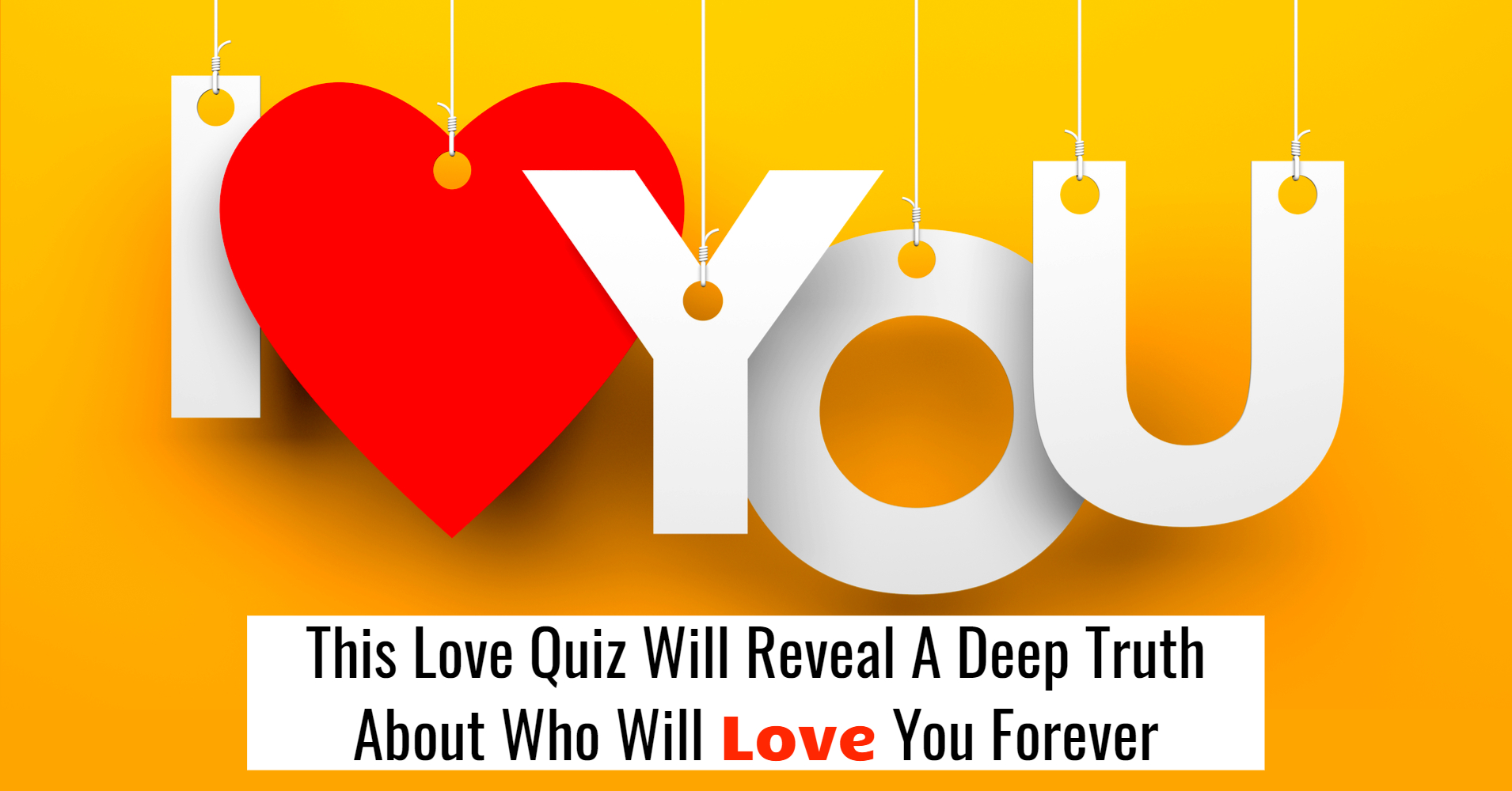 Www Quizony Com Who Will Love You Forever Image